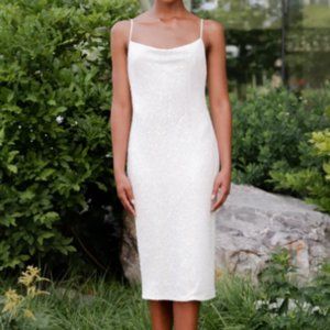 NWT Jenny Yoo Poppy White Size 8